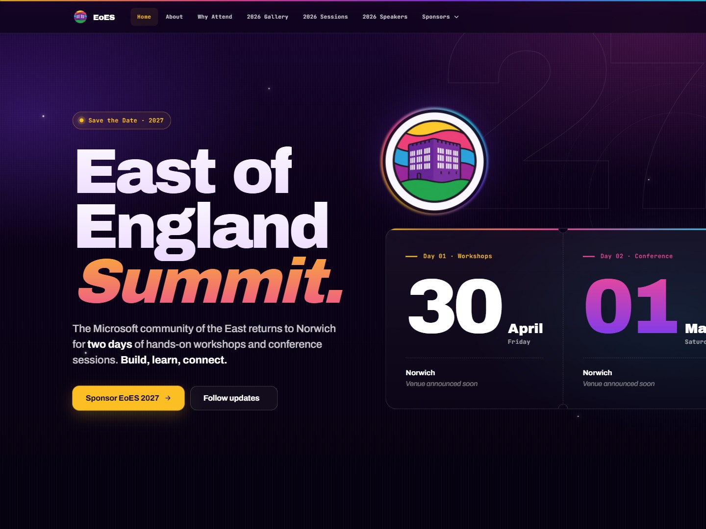 East of England Summit home page